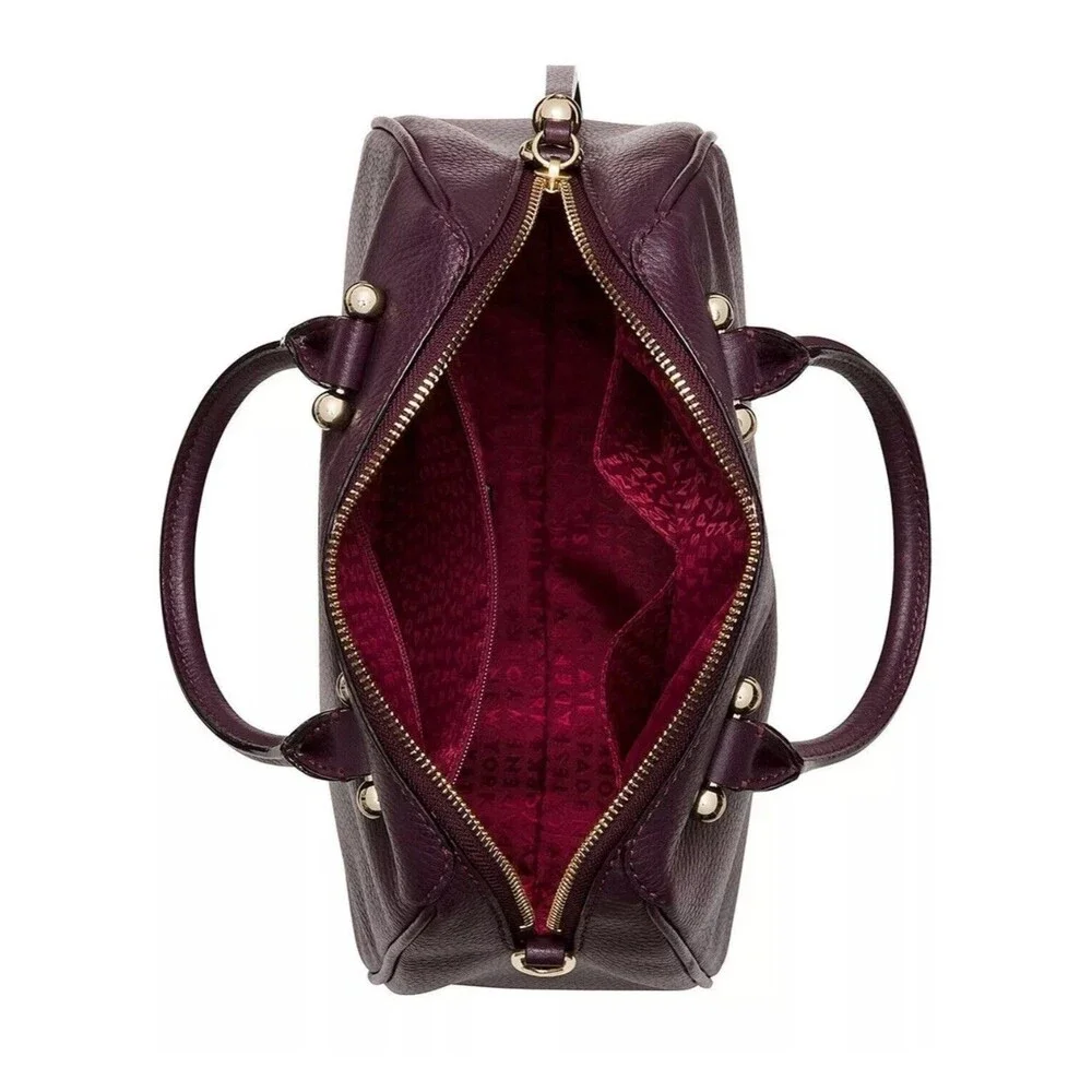 Kate Spade Charles Street Mini Brantley Leather Bag Wallet Purple Soft Aubergine